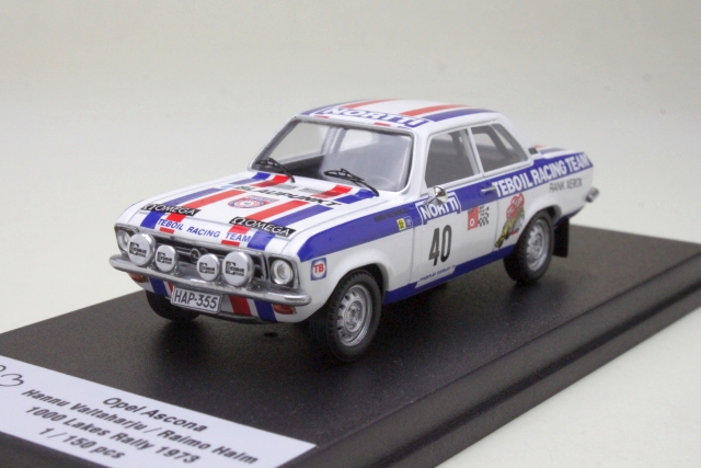 Opel Ascona A, Finland 1973, H.Valtaharju, no.40