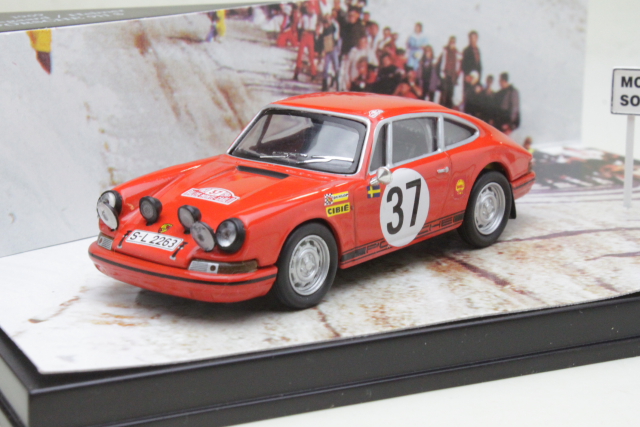 Porsche 911 S, Monte Carlo 1969, B.Waldegaard, no.37