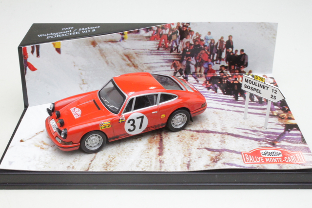 Porsche 911 S, Monte Carlo 1969, B.Waldegaard, no.37