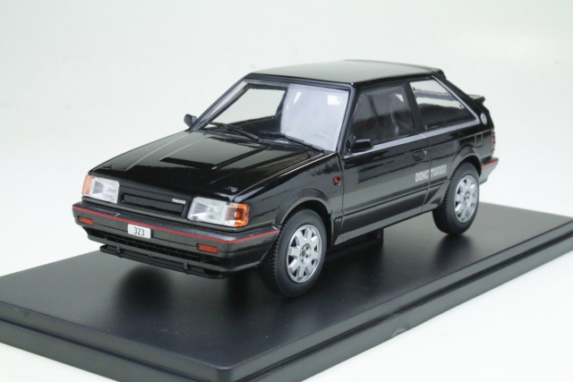 Mazda 323 4WD Turbo 1989, black