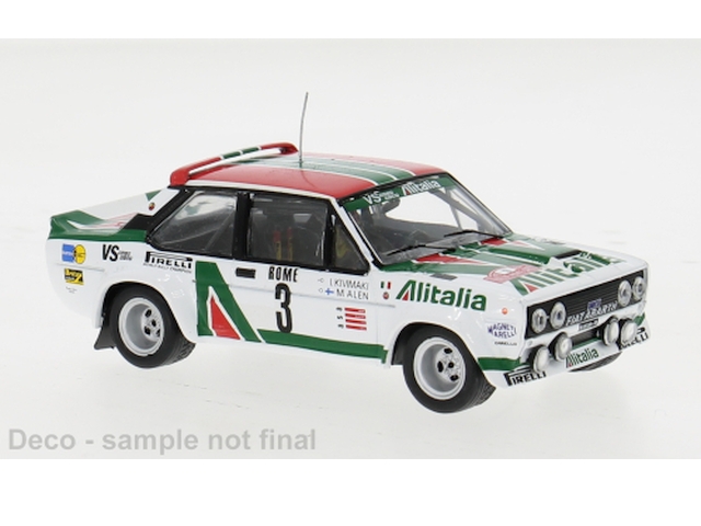 Fiat 131 Abarth, Monte Carlo 1979, M.Alen, no.3
