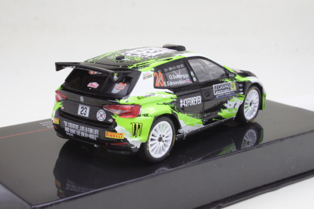 Skoda Fabia Rally2, Monte Carlo 2023, O.Solberg, no.23