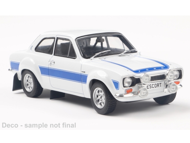 Ford Escort Mk1 RS2000 1973, valkoinen/sininen