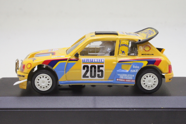 Peugeot 205 T16, Paris-Dakar 1987, A.Vatanen, no.205
