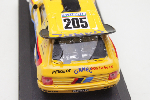 Peugeot 205 T16, Paris-Dakar 1987, A.Vatanen, no.205