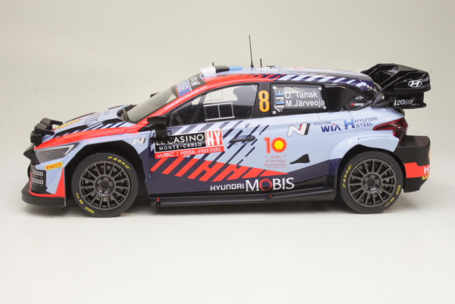 Hyundai i20 N Rally1, Monte Carlo 2024, O.Tanak, no.8