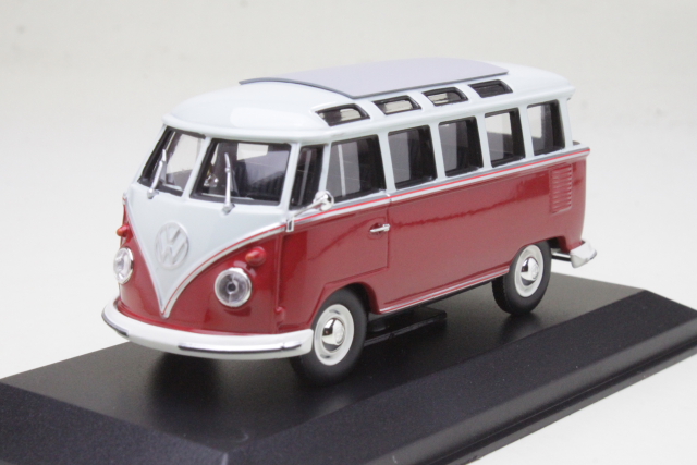 VW T1 Samba Bus 1961, red/white