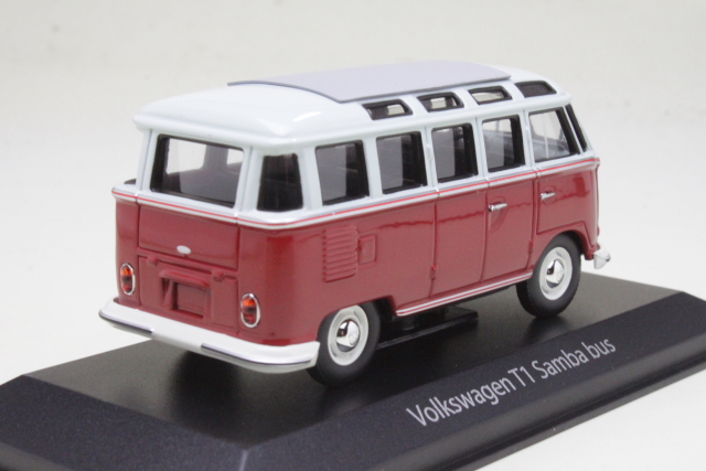 VW T1 Samba Bus 1961, red/white