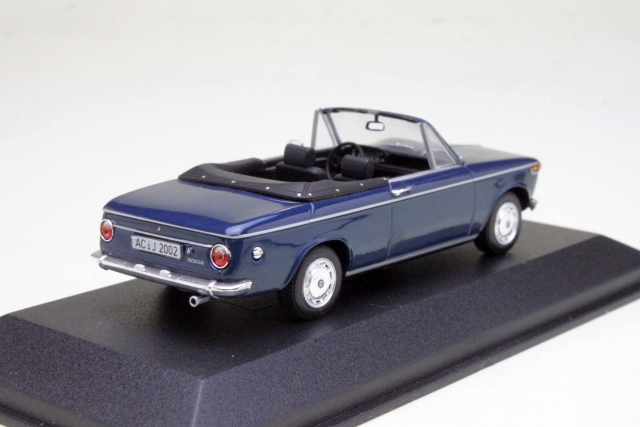 BMW 2002 Cabriolet 1971, sininen