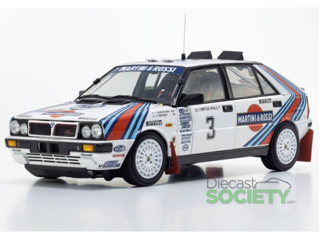 Lancia Delta HF Integrale 4WD, Olympus 1987, J.Kankkunen, no.3