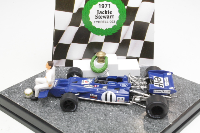 Tyrrell 003, World Champion 1971, J.Stewart, no.11