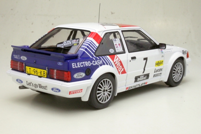 Ford Escort Mk3 RS Turbo, Haspengouw 1985, S.Andervang, no.7