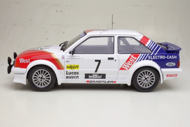Ford Escort Mk3 RS Turbo, Haspengouw 1985, S.Andervang, no.7