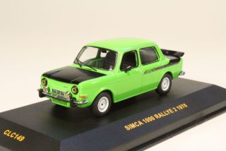 Simca 1000 Rallye 2 1977, vihreä/musta - Sulje napsauttamalla kuva