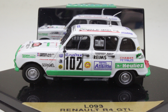 Renault R4 GTL, Monte Carlo 1993, J.Cesbron, no.102