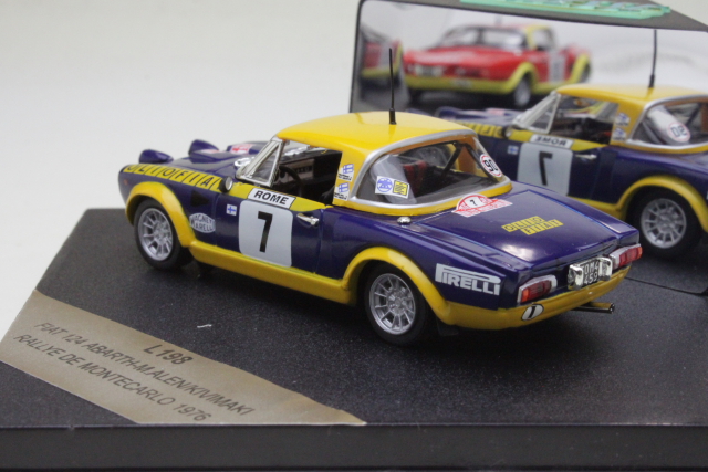 Fiat 124 Abarth, Monte Carlo 1976, M.Alen, no.7