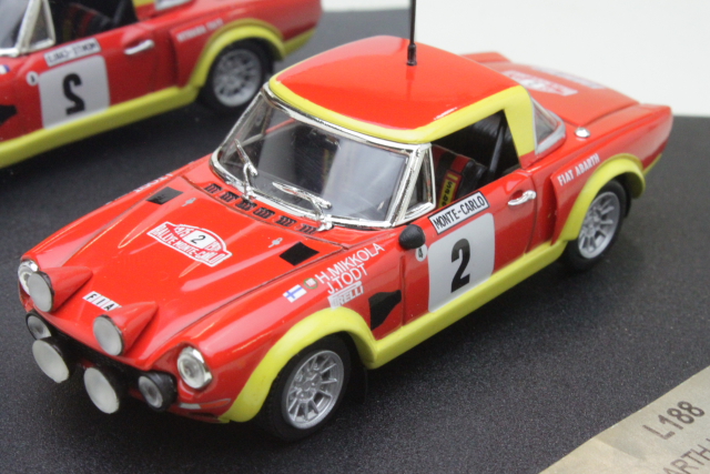 Fiat 124 Abarth, Monte Carlo 1975, H.Mikkola, no.2