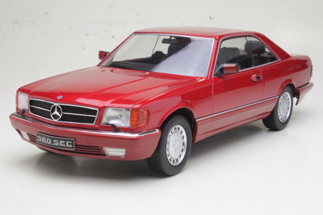 Mercedes 500 SEC (c126) Coupe 1985, punainen