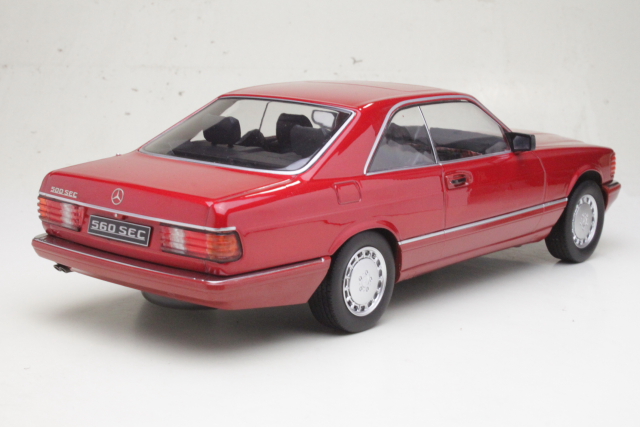 Mercedes 500 SEC (c126) Coupe 1985, punainen