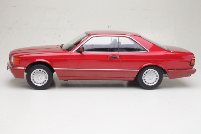 Mercedes 500 SEC (c126) Coupe 1985, punainen