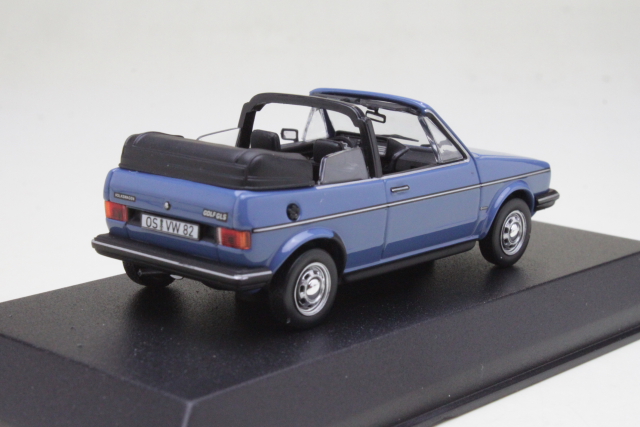 VW Golf 1 Cabriolet 1981, blue