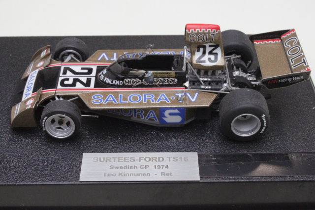 Surtees TS16, Swedish GP 1974, L.Kinnunen, no.23