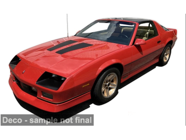 Chevrolet Camaro IROC 1985, punainen