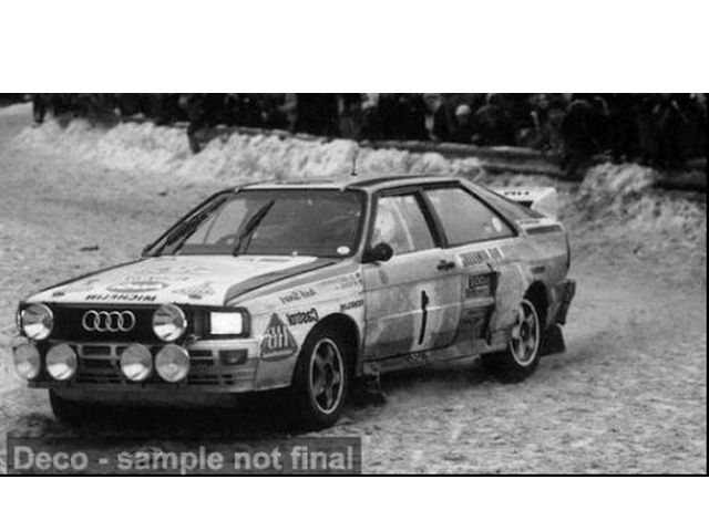 Audi Quattro A2, Monte Carlo 1984, W.Rohrl, no.1