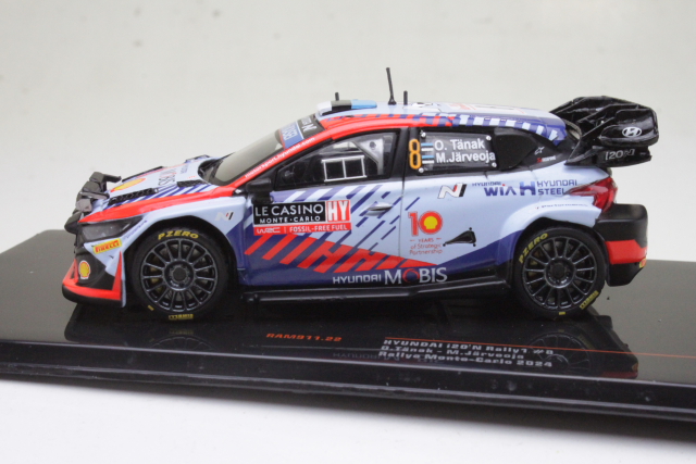 Hyundai i20 N Rally1, Monte Carlo 2024, O.Tanak, no.8