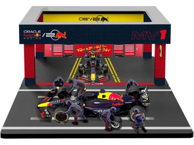 RedBull RB20, F1 2024, M.Verstappen, no.1 "Pit-Stop Diorama"