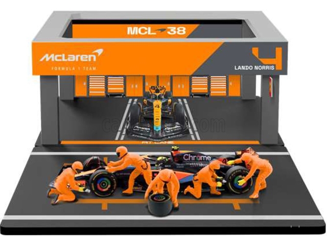 McLaren MCL38, F1 2024, L.Norris, no.4 "Pit-Stop Diorama"