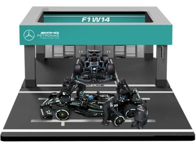 Mercedes W15, F1 2024, L.Hamilton, no.44 "Pit-Stop Diorama"