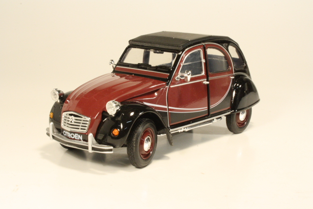 Citroen 2CV 6 Charleston, punainen/musta - Sulje napsauttamalla kuva