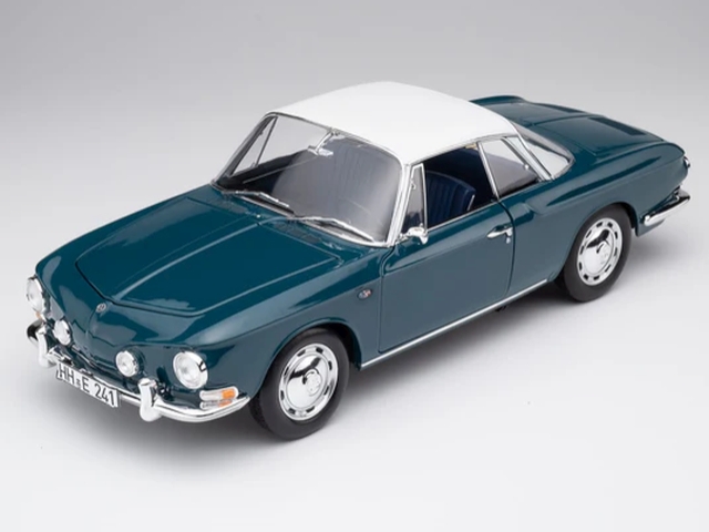 VW Karmann Ghia (Typ 34) Coupe 1961, sininen
