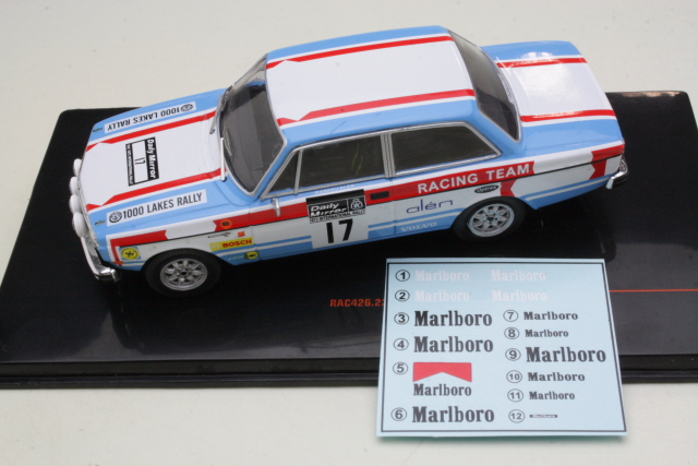 Volvo 142, RAC 1972, M.Alen, no.17