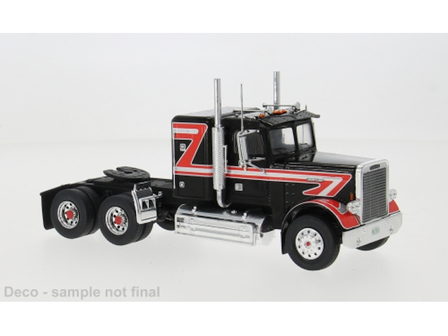 Freightliner FLC120 64T 1977, musta/punainen