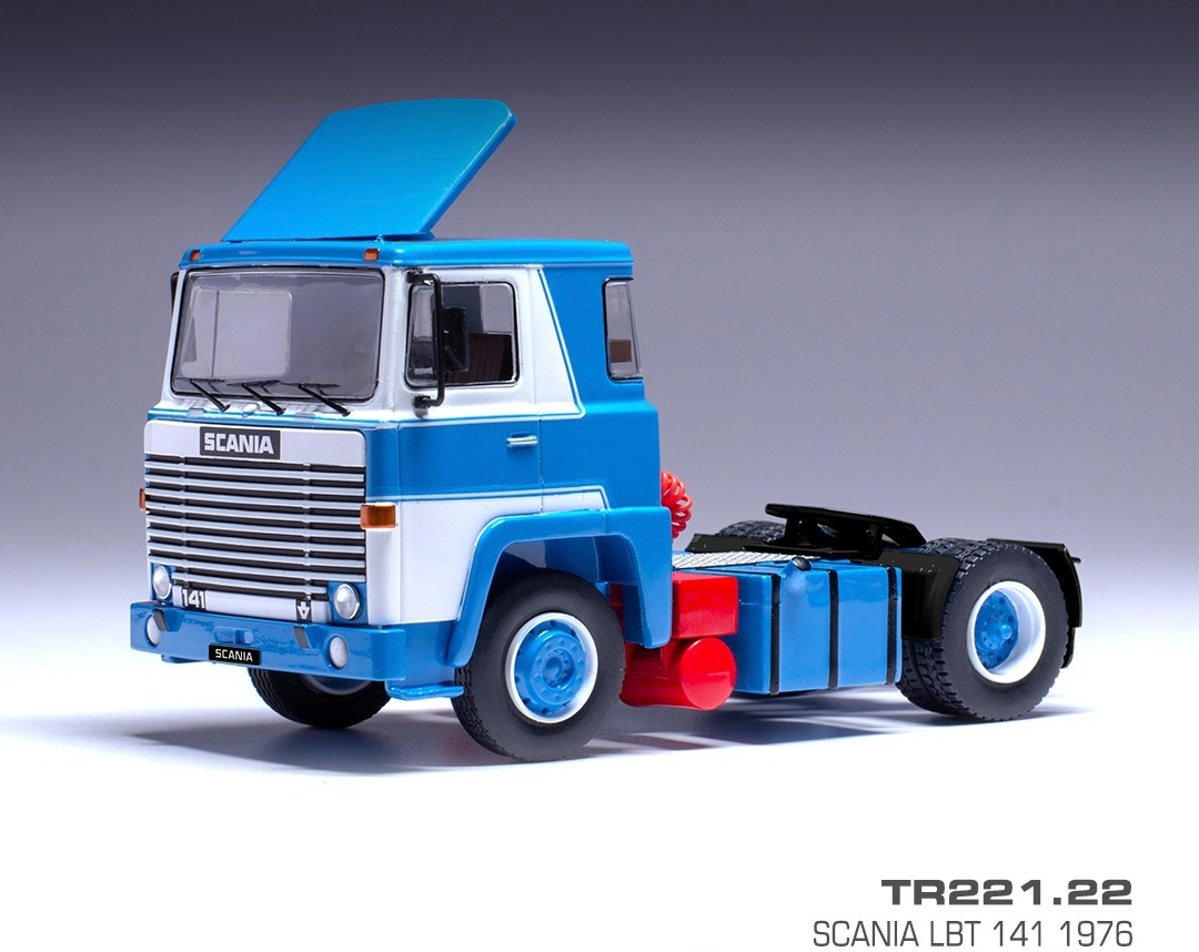 Scania LBT 141 1976, blue/white