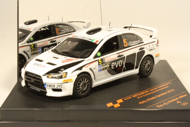 Mitsubishi Lancer Evo X, Sardegna 2010, P.G.Andersson, no.5