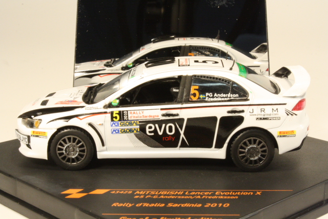 Mitsubishi Lancer Evo X, Sardegna 2010, P.G.Andersson, no.5