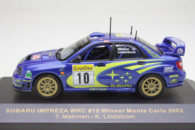 Subaru Impreza WRC, Monte Carlo 2002, T.Mäkinen, no.10