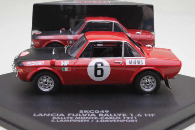 Lancia Fulvia Coupe HF, Monte Carlo 1971, S.Lampinen, no.1