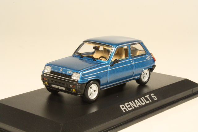 Renault 5 Alpine 1979, sininen - Sulje napsauttamalla kuva