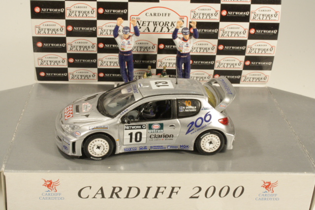 Peugeot 206 WRC, RAC 2000, M.Grönholm, no.10
