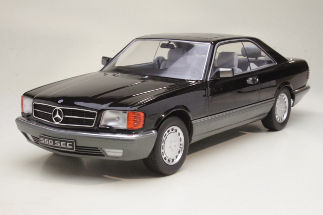 Mercedes 500 SEC (C126) 1985, musta