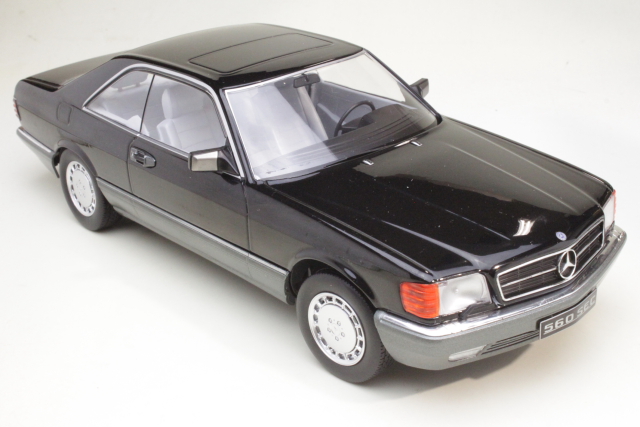 Mercedes 500 SEC (C126) 1985, musta