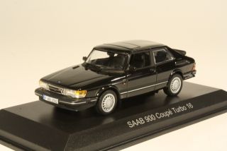 Saab 900 Turbo 16 Coupe 1991, musta - Sulje napsauttamalla kuva