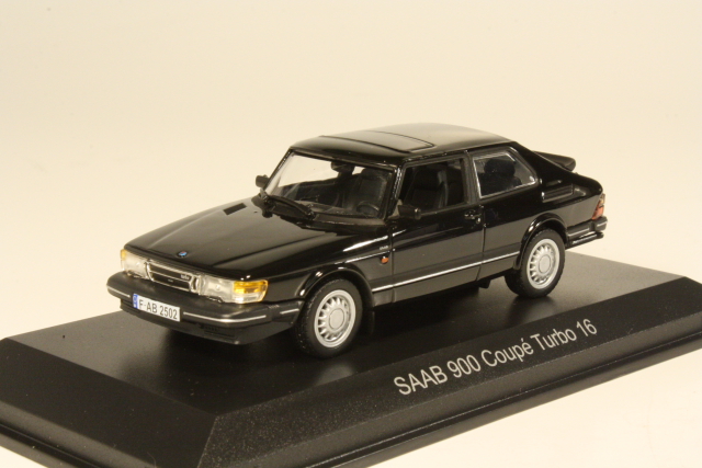 Saab 900 Turbo 16 Coupe 1991, black
