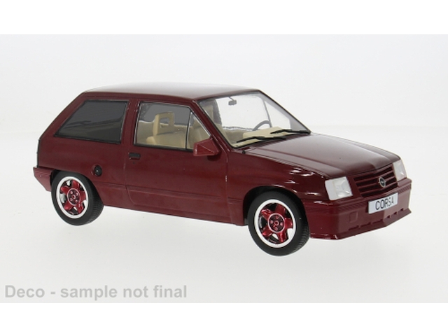 Opel Corsa A Custom 1983, tummanpunainen