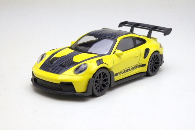 Porsche 911 (992) GT3 RS Coupe 2022, keltainen/musta