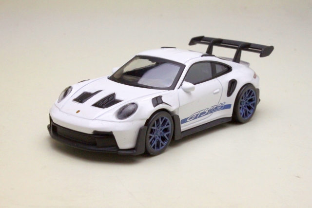 Porsche 911 (992) GT3 RS Coupe 2022, valkoinen/sininen